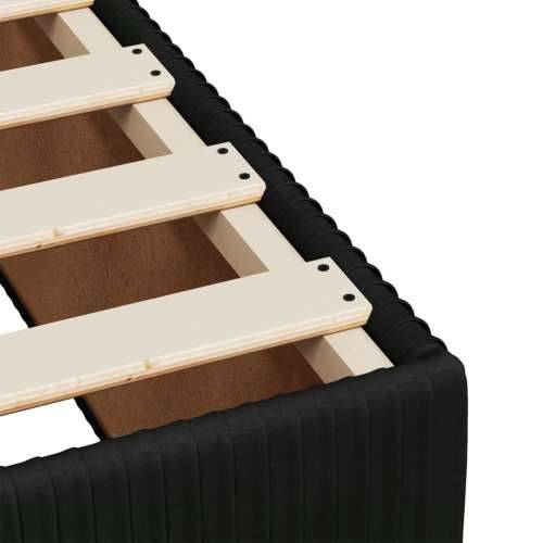 Box spring krevet s madracem crni 90x200 cm baršunasti - Crna 90 x 200 cm Blok s kvadratima Cijena