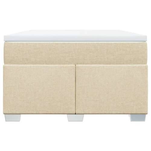 Krevet box spring s madracem krem 120 x 190 cm od tkanine - Krema 120 x 190 cm Cijena