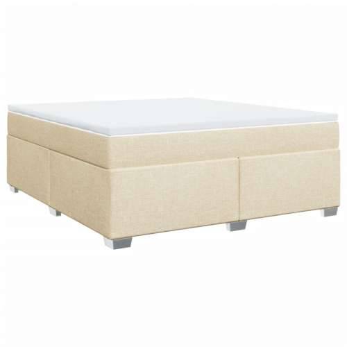 Krevet s oprugama i madracem krem 180x200 cm od tkanine Krema 180 x 200 cm Cijena