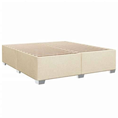 Krevet s oprugama i madracem krem 180x200 cm od tkanine Krema 180 x 200 cm Cijena