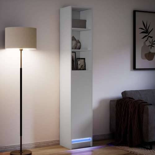 Komoda s LED svjetlima bijela 36x32,5x200 cm konstruirano drvo - Bijela 1 36 cm Cijena