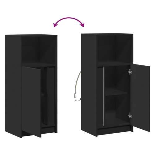 Komoda s LED svjetlima crna 42,5x34x100 cm konstruirano drvo - Crna 1 42.5 cm Cijena