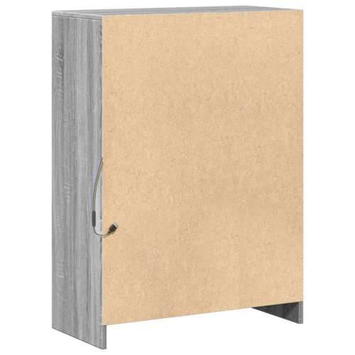 Komoda s LED svjetlima boja hrasta sonome 72x34x100 cm drvena - Sivi hrast sonoma 1 72 cm Cijena