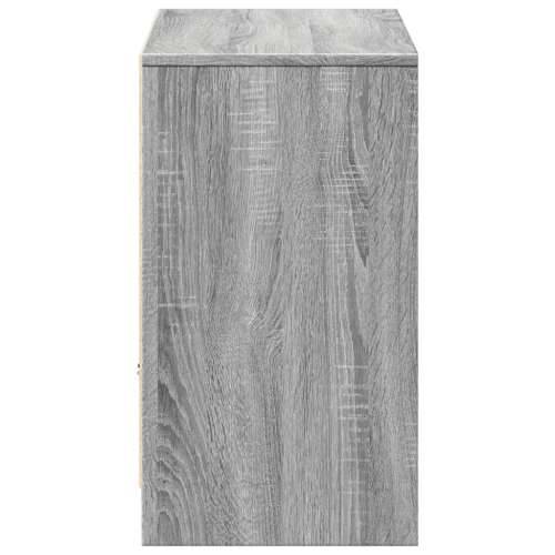 TV ormarić s LED svjetlima boja hrasta 91x34x61 cm drveni - Sivi hrast sonoma 1 Cijena