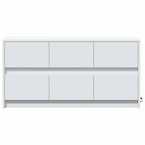 TV ormarić LED bijeli 100 x 34 x 50 cm od konstruiranog drva - Bijela 1 100 cm Cijena