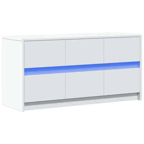 TV ormarić LED bijeli 100 x 34 x 50 cm od konstruiranog drva - Bijela 1 100 cm Cijena