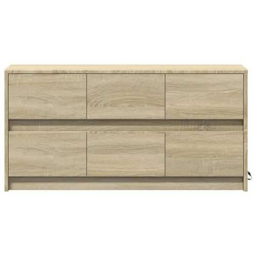 TV ormarić s LED svjetlima boja hrasta 100x34x50 cm drveni - sonoma hrast 1 100 cm Cijena