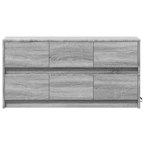 TV ormarić s LED svjetlima boja hrasta 100x34x50 cm drveni Sivi hrast sonoma 1 100 cm Cijena