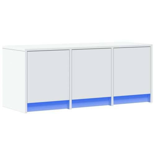 TV ormarić LED bijeli 97x34x40 cm od konstruiranog drva - Bijela 1 97 cm Cijena