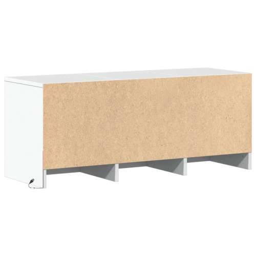 TV ormarić LED bijeli 97x34x40 cm od konstruiranog drva - Bijela 1 97 cm Cijena