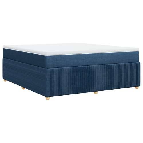 Krevet s oprugama i madracem plavi 180x200 cm od tkanine - Plava 180 x 200 cm Cijena