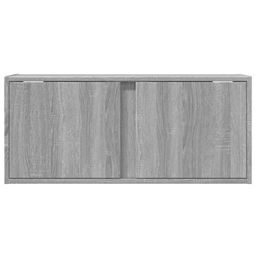 Zidni TV ormarić s LED svjetlima siva boja hrasta 80x31x35 cm - Sivi hrast sonoma 1 80 cm Cijena