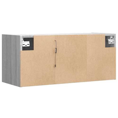 Zidni TV ormarić s LED svjetlima siva boja hrasta 80x31x35 cm - Sivi hrast sonoma 1 80 cm Cijena