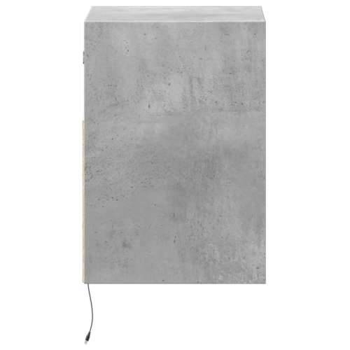 Zidni TV ormarić s LED svjetlima boja betona 41x31x45 cm - Beton siva 1 41 cm Cijena