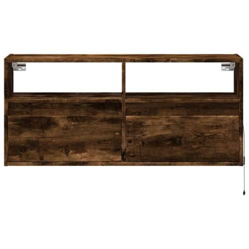 Zidni TV ormarić LED boja dimljenog hrasta 100x31x45 cm - Dimljeni hrast 1 100 cm Cijena