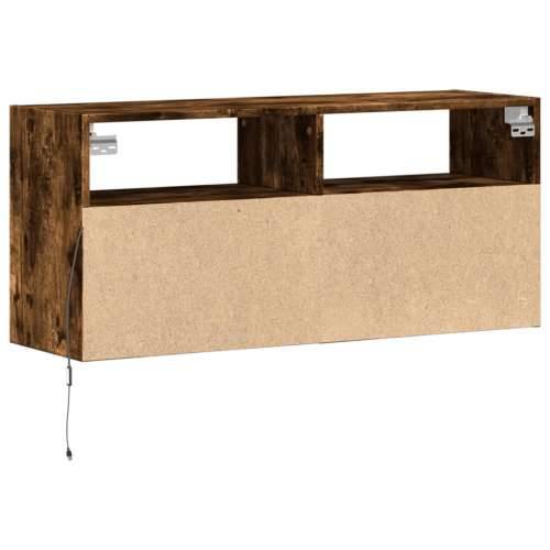 Zidni TV ormarić LED boja dimljenog hrasta 100x31x45 cm - Dimljeni hrast 1 100 cm Cijena