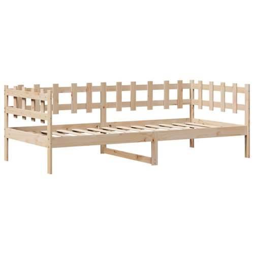Dnevni krevet s ladicama bez madraca 80x200 cm masivno drvo Cijena