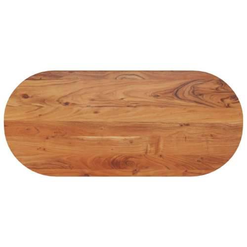 Stolna ploča 110x50x3,8 cm ovalna od masivnog drva bagrema - Bagremovo drvo (prirodno) 110 x 50 cm 1 38 mm Cijena