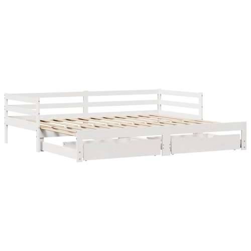 Dnevni krevet na razvlačenje s ladicama bez madraca 90 x 190 cm Cijena