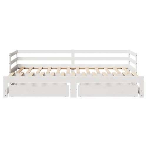 Dnevni krevet na razvlačenje s ladicama bez madraca 90 x 190 cm Cijena
