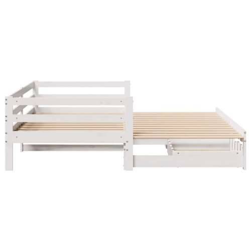 Dnevni krevet na razvlačenje s ladicama bez madraca 90 x 190 cm Cijena