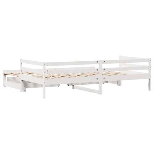Dnevni krevet na razvlačenje s ladicama bez madraca 90 x 190 cm Cijena