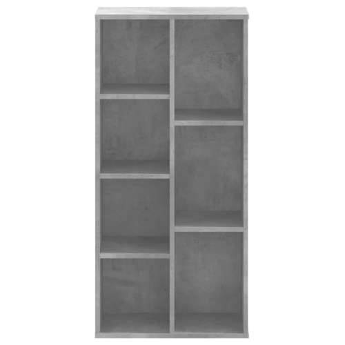 Regal za knjige siva boja betona 50x25x105 cm konstruirano drvo - Beton siva 1 Cijena
