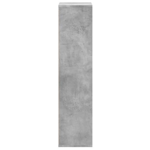 Regal za knjige siva boja betona 50x25x105 cm konstruirano drvo - Beton siva 1 Cijena