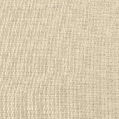 Krevet s oprugama i madracem krem 120 x 200 cm od tkanine - Krema 120 x 200 cm Blok s kvadratima Cijena