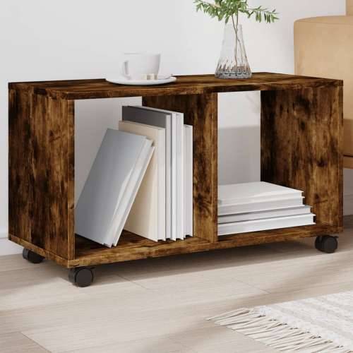 Pokretni ormarić boja hrasta 72x33x42,5 cm konstruirano drvo - Dimljeni hrast 1 72 cm Cijena