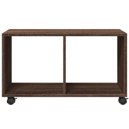 Pokretni ormarić boja hrasta 72x33x42,5 cm konstruirano drvo - Smeđi hrast 1 72 cm Cijena