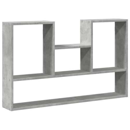 Zidna polica siva boja betona 99x15x60 cm konstruirano drvo - Beton siva 1 Cijena