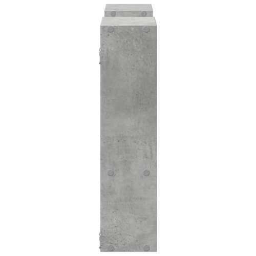 Zidna polica siva boja betona 99x15x60 cm konstruirano drvo - Beton siva 1 Cijena