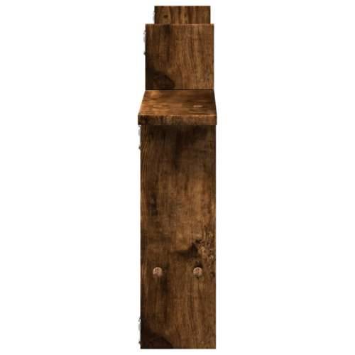 Zidne police 2 kom boja hrasta 50x12x50 cm konstruirano drvo - Dimljeni hrast 50 x 12 x 50 cm 1 Cijena