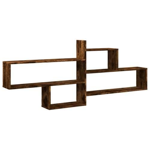 Zidna polica boja hrasta 167,5 x 18 x 68 cm konstruirano drvo - Dimljeni hrast 1 Cijena