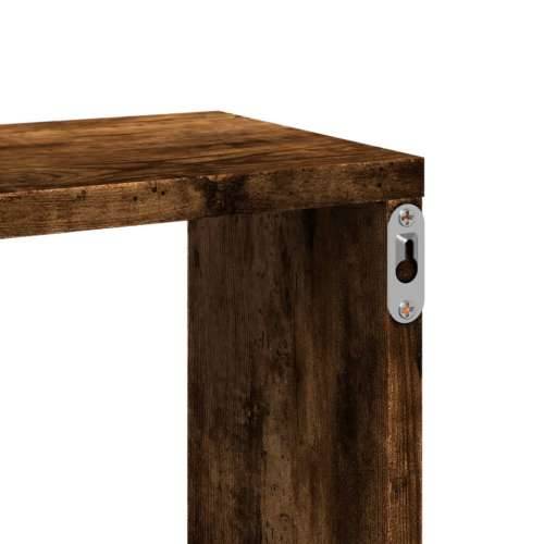 Zidna polica boja hrasta 167,5 x 18 x 68 cm konstruirano drvo - Dimljeni hrast 1 Cijena