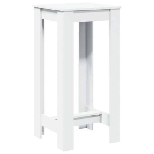 Barski stol bijeli 51 x 50 x 103,5 cm od konstruiranog drva - Bijela 1 51 cm Cijena