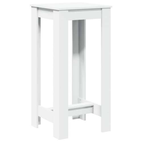 Barski stol bijeli 51 x 50 x 103,5 cm od konstruiranog drva - Bijela 1 51 cm Cijena