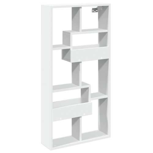 Zidni ormarić bijeli 50 x 15 x 100 cm od konstruiranog drva - Bijela 50 x 15 x 100 cm 1 Cijena