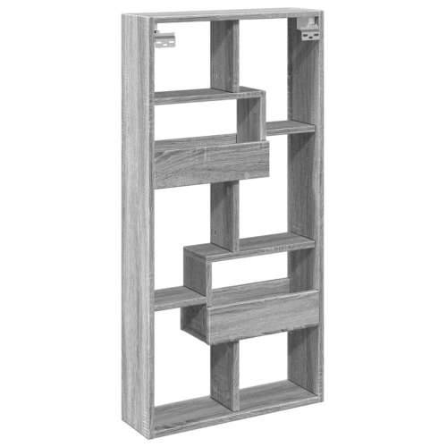 Zidni ormarić boje hrasta 50x15x100 cm konstruirano drvo - Sivi hrast sonoma 50 x 15 x 100 cm 1 Cijena
