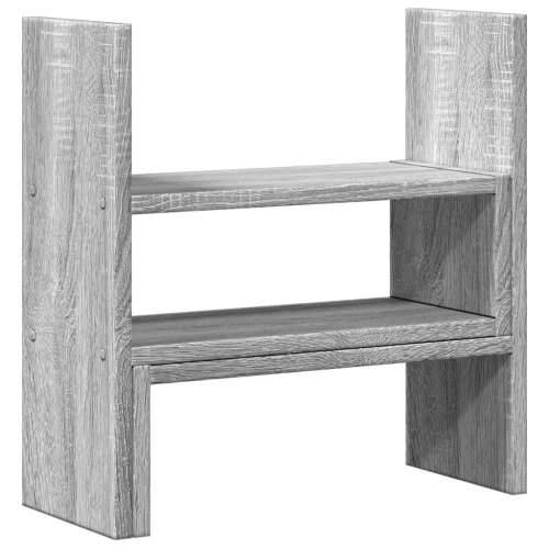 Organizator za stol podesivi boja hrasta 40 x 17 x 41 cm drveni - Sivi hrast sonoma Cijena
