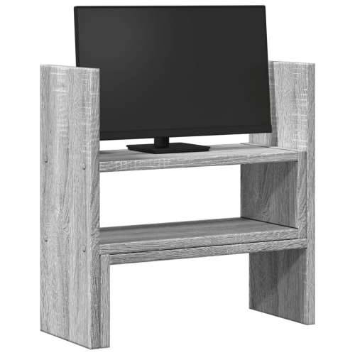 Organizator za stol podesivi boja hrasta 40 x 17 x 41 cm drveni - Sivi hrast sonoma Cijena