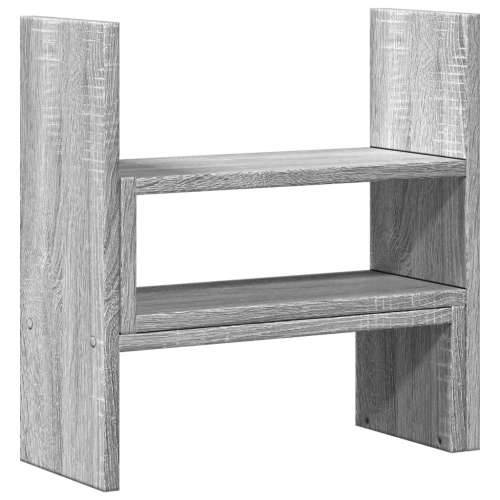 Organizator za stol podesivi boja hrasta 40 x 17 x 41 cm drveni - Sivi hrast sonoma Cijena