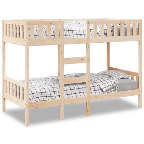 Krevet na kat 80 x 200 cm od masivne borovine - Prirodna 80 x 200 cm Cijena
