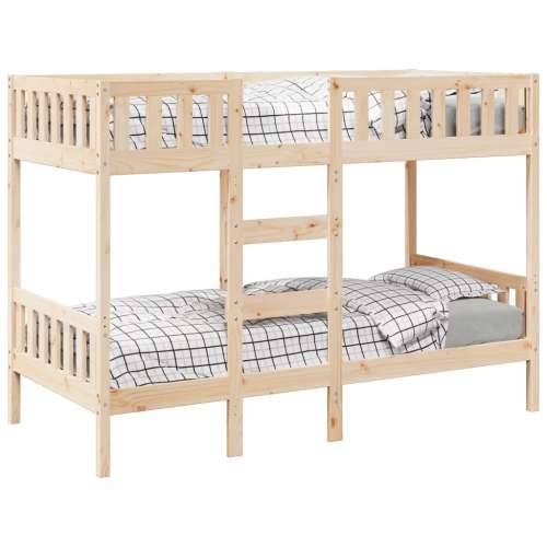 Krevet na kat 80 x 200 cm od masivne borovine - Prirodna 80 x 200 cm Cijena