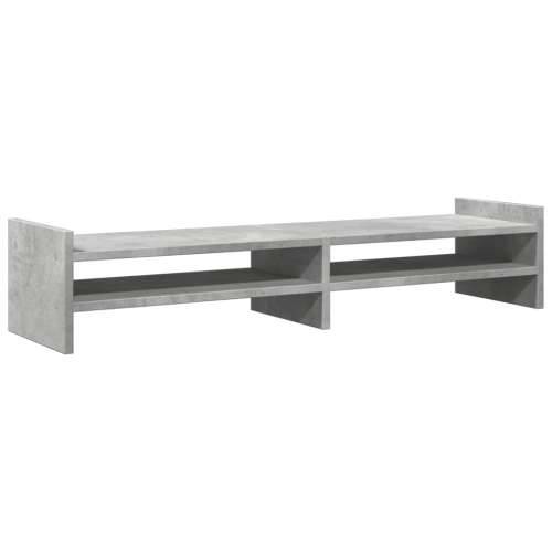 Stalak za monitor boja betona 100x27x20 cm konstruirano drvo Beton siva 100 x 27 x 20 cm Cijena