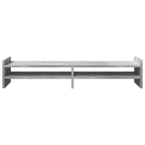 Stalak za monitor boja betona 100x27x20 cm konstruirano drvo Beton siva 100 x 27 x 20 cm Cijena