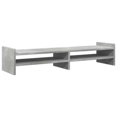 Stalak za monitor boja betona 100x27x20 cm konstruirano drvo Beton siva 100 x 27 x 20 cm Cijena