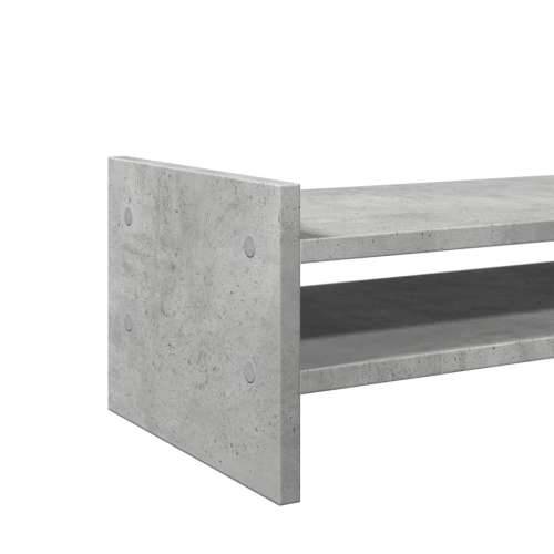 Stalak za monitor boja betona 100x27x20 cm konstruirano drvo Beton siva 100 x 27 x 20 cm Cijena
