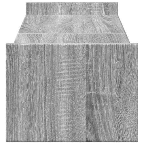 Stalak za monitor boja hrasta 100x27x20 cm konstruirano drvo - Sivi hrast sonoma 100 x 27 x 20 cm Cijena